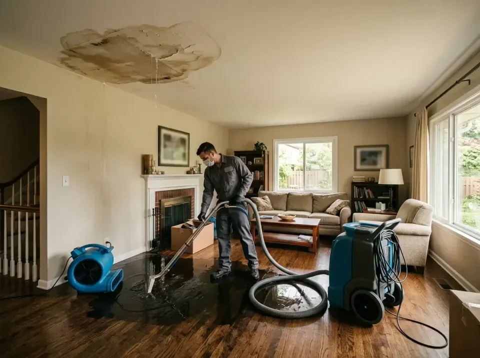 attic-pipe-burst-ceiling-drip-008 — frequently asked questions, Water Damage Restoration & Carpet Care in Sunnyslope, WA